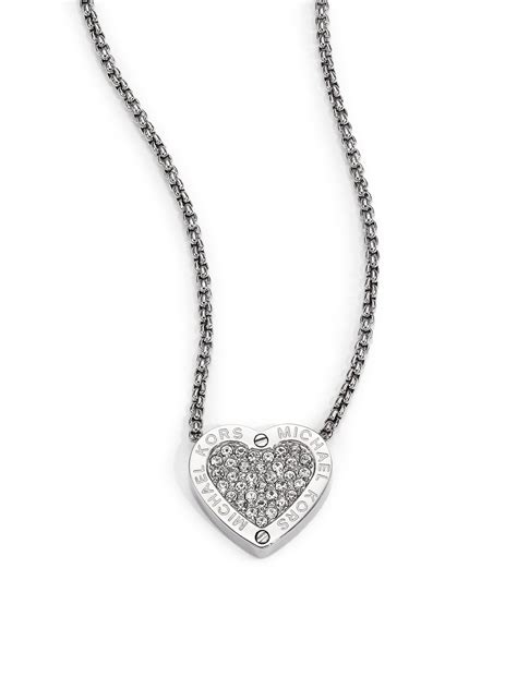 Michael Kors silver necklaces